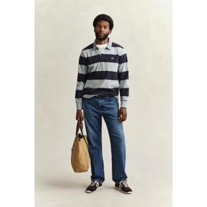GANT Chambray Collar Striped Heavy Rugger